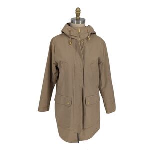 00763 Logg H&M Carpenter Canvas Coat Tan size 12 hipster rustic outdoors travel
